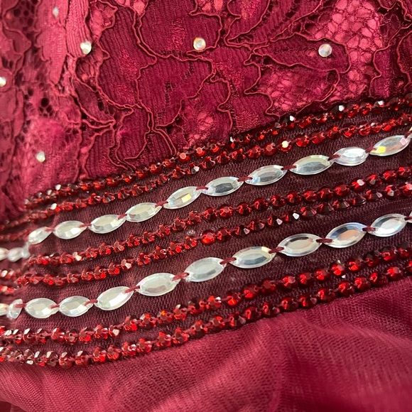 3X Cindy Collection USA Short Formal Dress Plus Size Chiffon Fit & Flare Prom - Picture 7 of 16